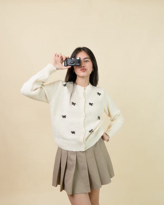 MICAELA Ribbon Cardigan