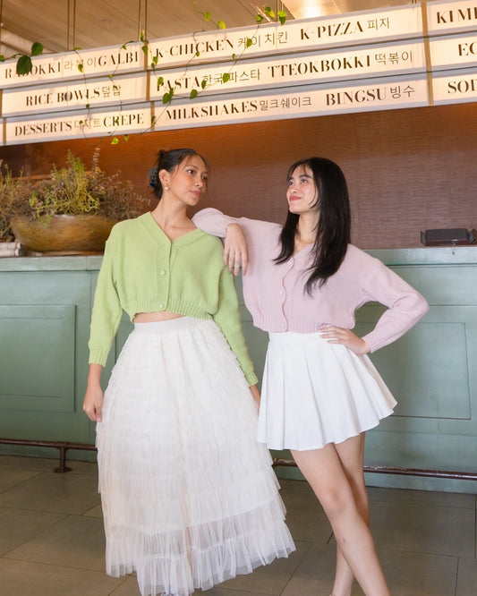 Yvette Basic Crop Cardigan