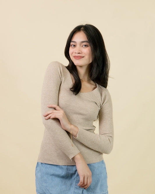 Sherry V-Neck Knit Top