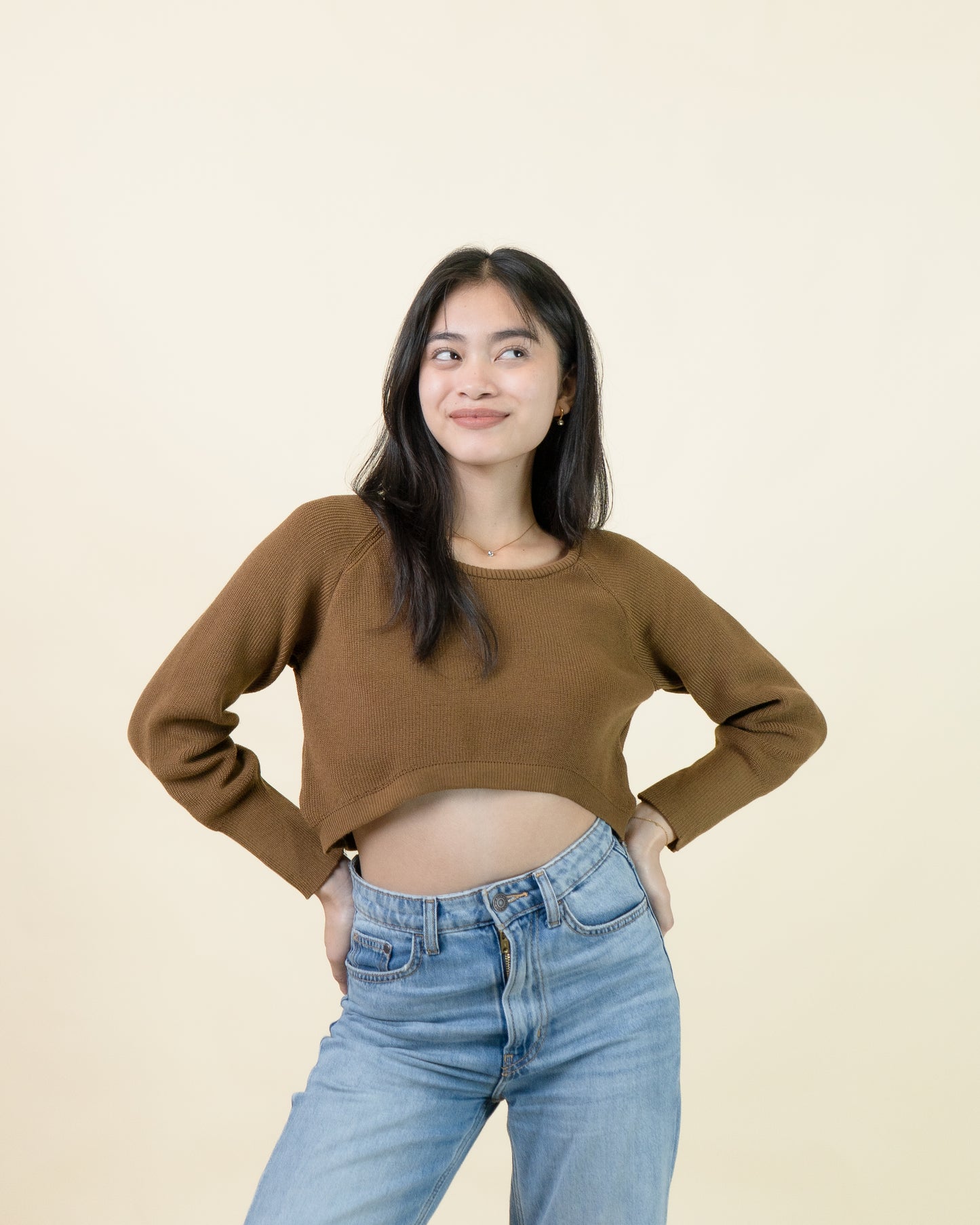 ROBBIE Crop Pullover