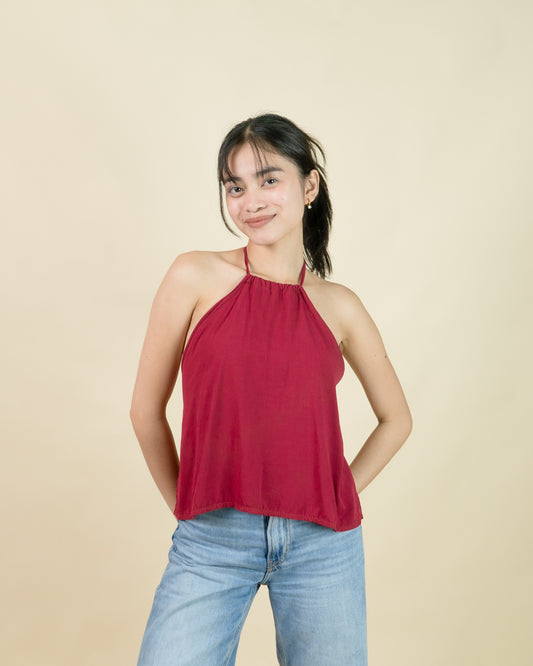 ALUNA Halter Backless Top
