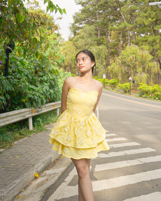 Lior Ruffle Mini Dress