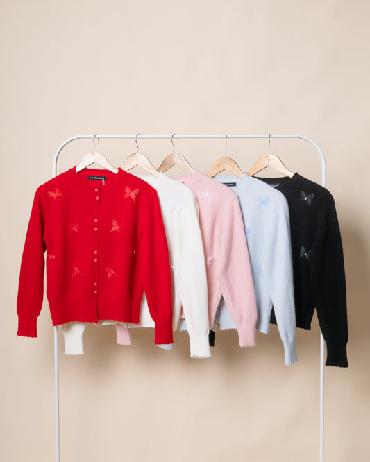 DIVARA Butterfly Knit Cardigan