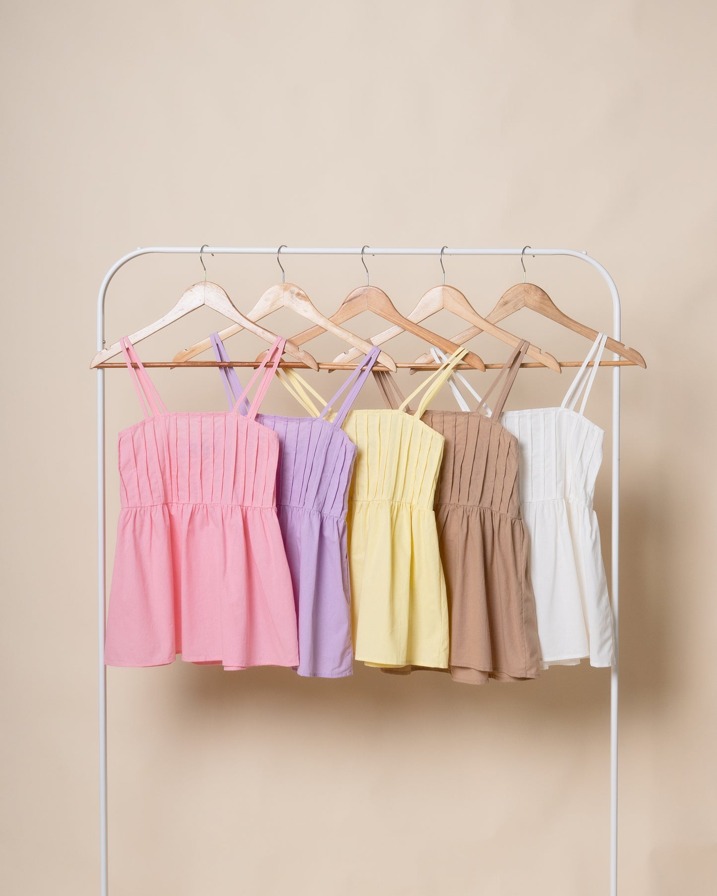 CORAYA Linen Peplum Top