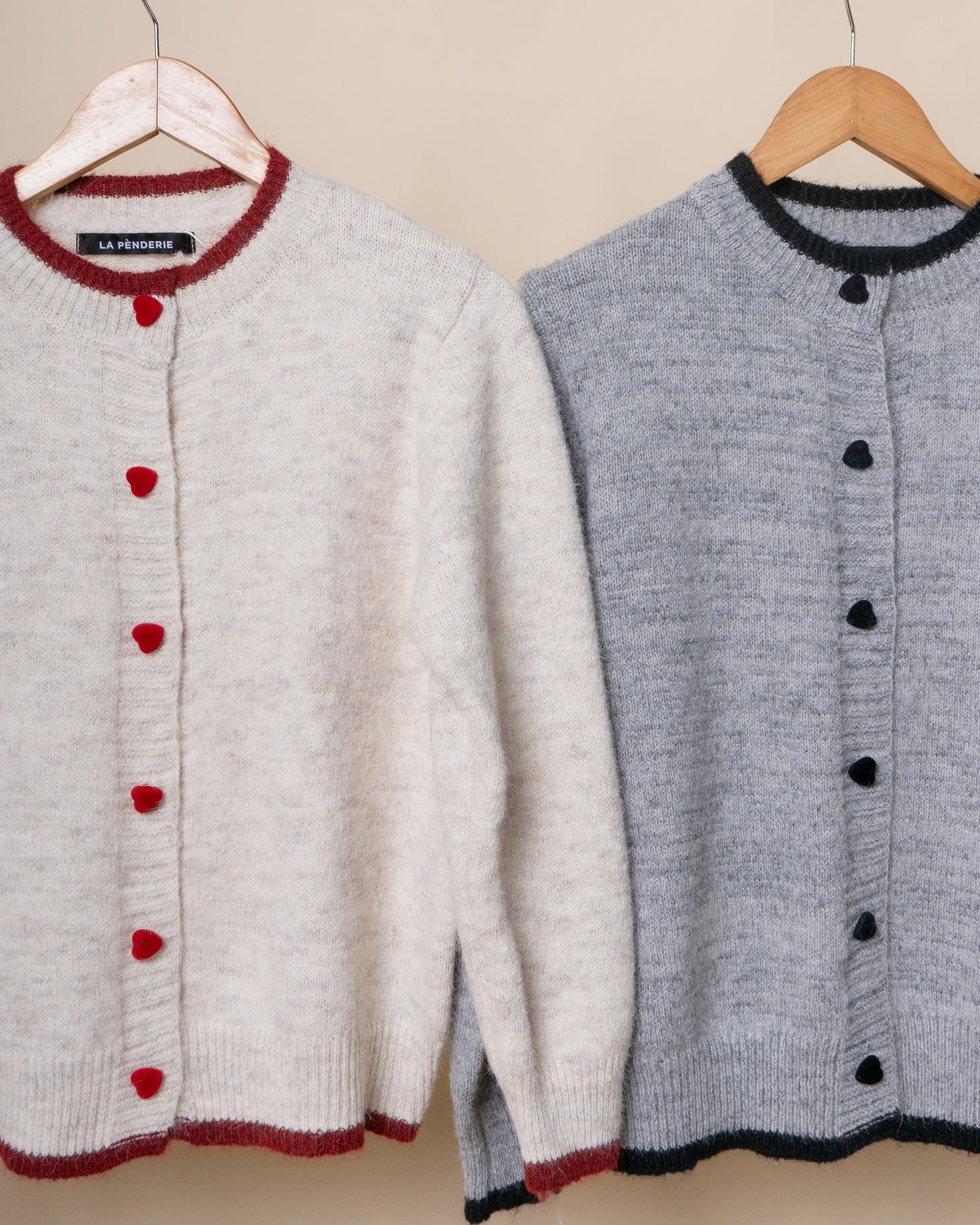 KIYOMI Heart Button Knit Cardigan