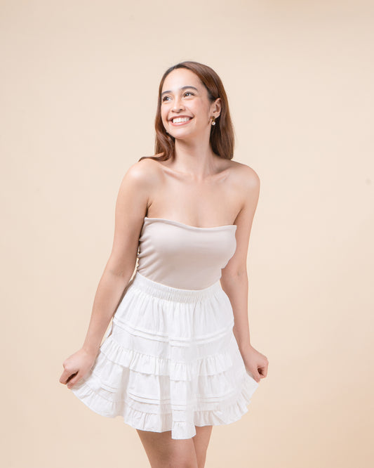 BLYTHE Layered Ruffle Mini Skirt