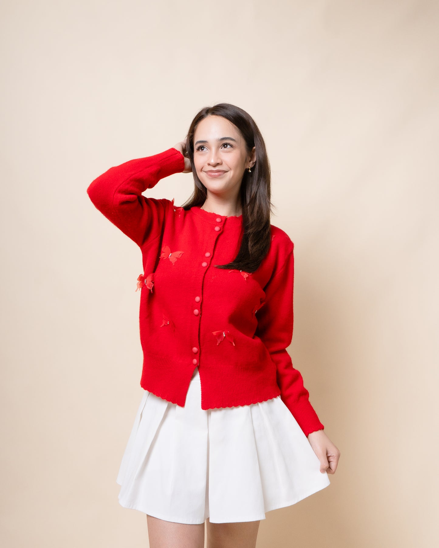 DIVARA Butterfly Knit Cardigan