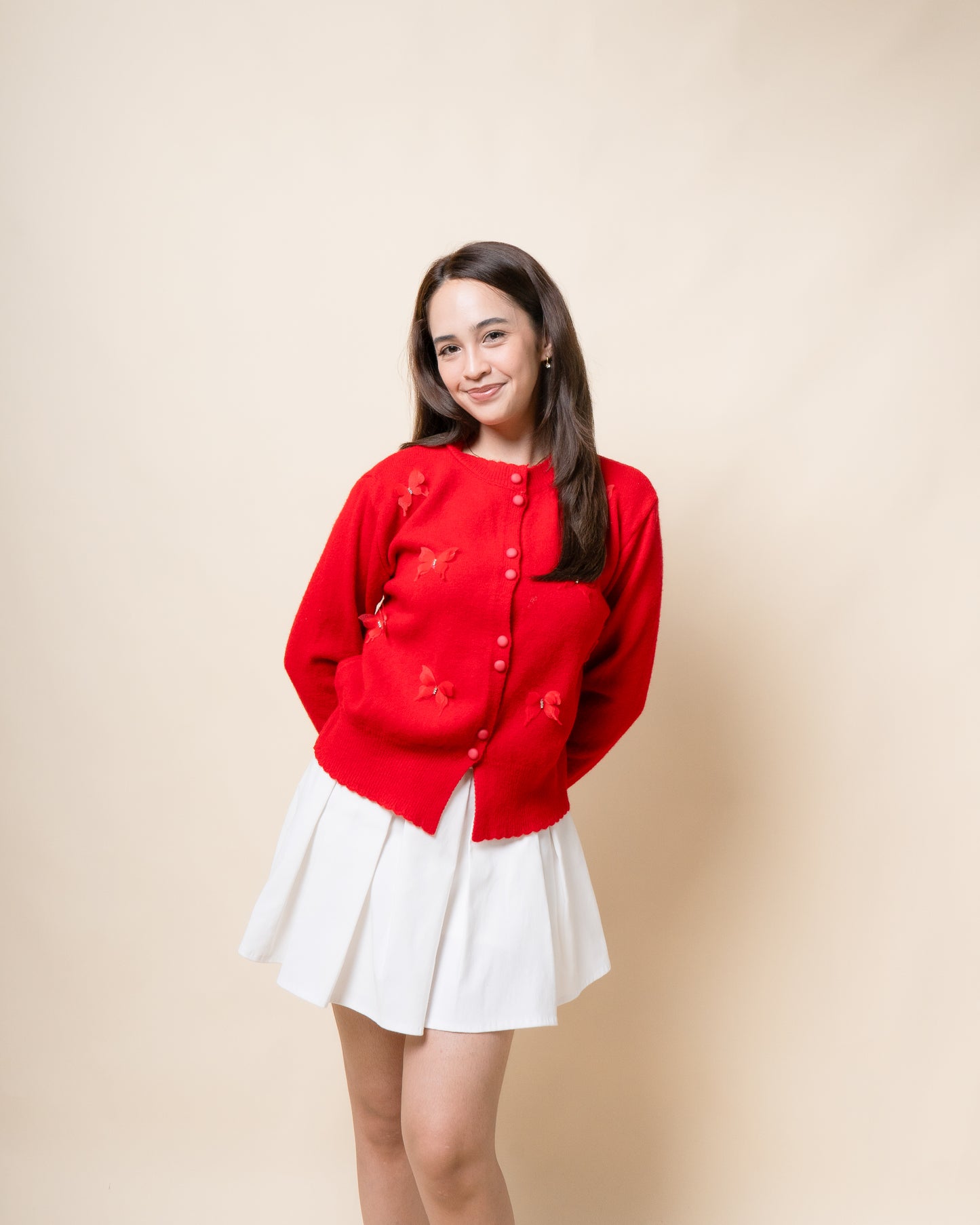 DIVARA Butterfly Knit Cardigan