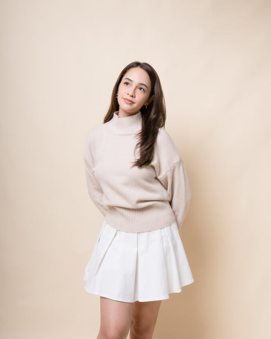 VELIA Turtle Neck Knit Top