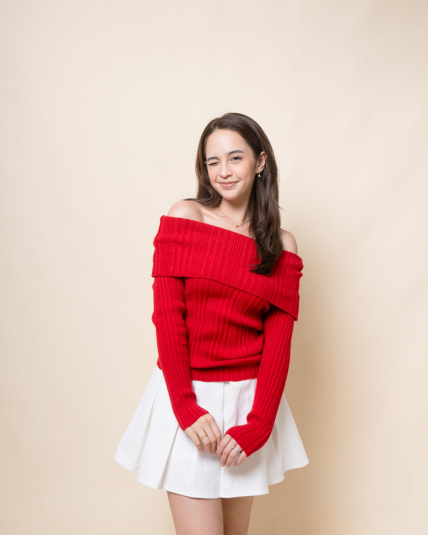 Vexx Off-Shoulder Knit Top