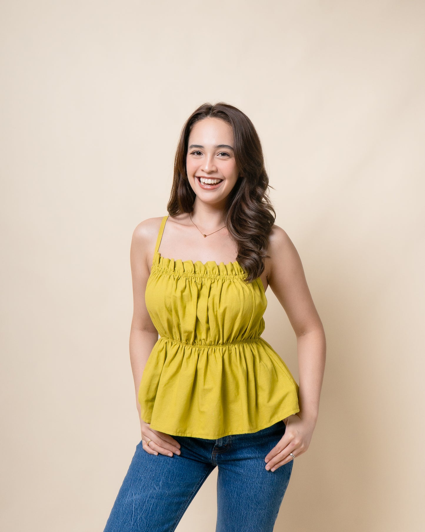 AZRI Peplum Top