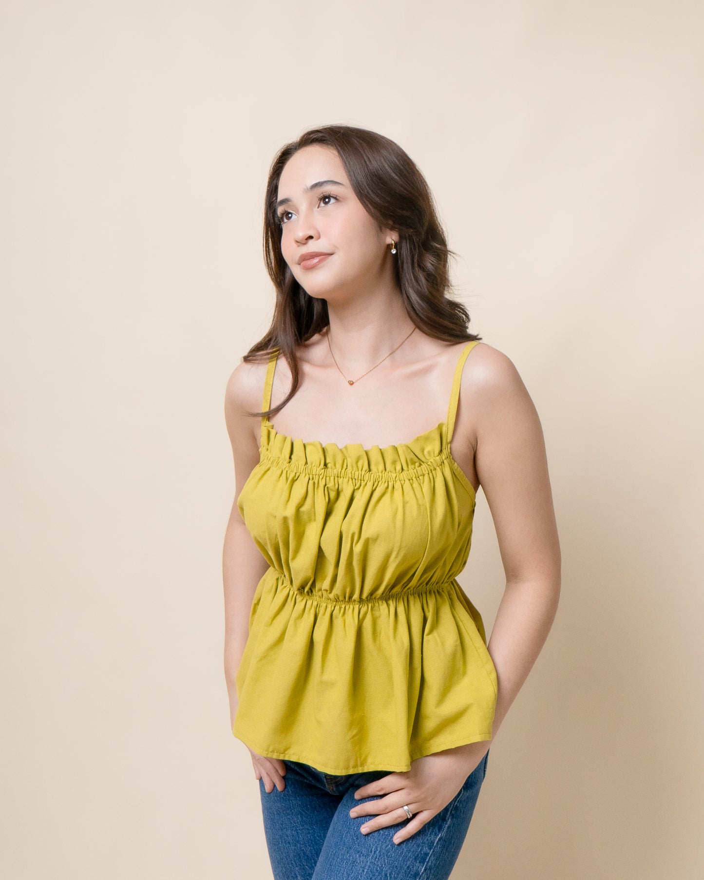 AZRI Peplum Top