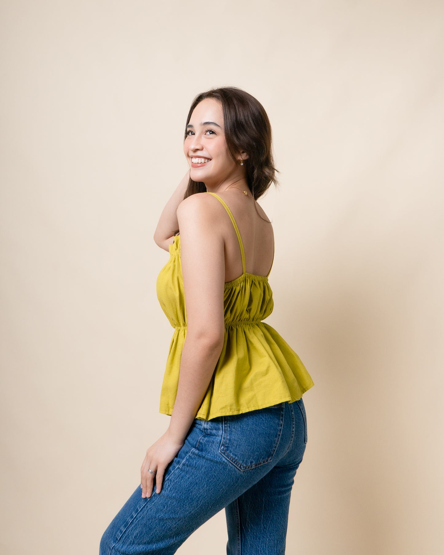 AZRI Peplum Top