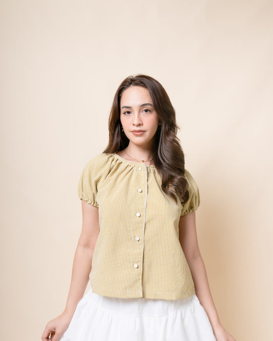 QUINLEY Button Up Top