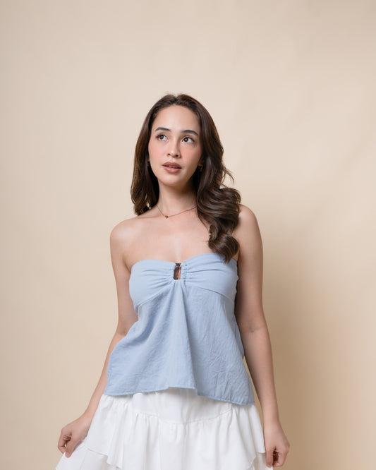 VEYRA Tube Linen Top
