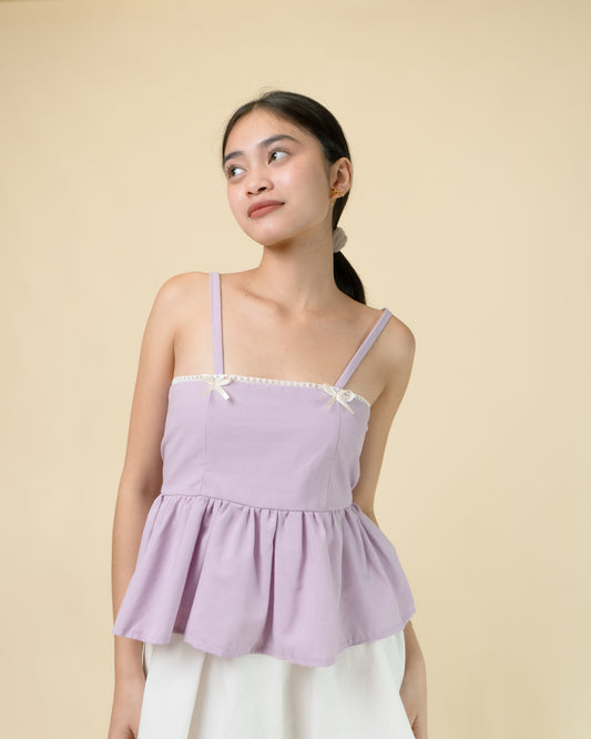 Jillian Lace Ribbon Top