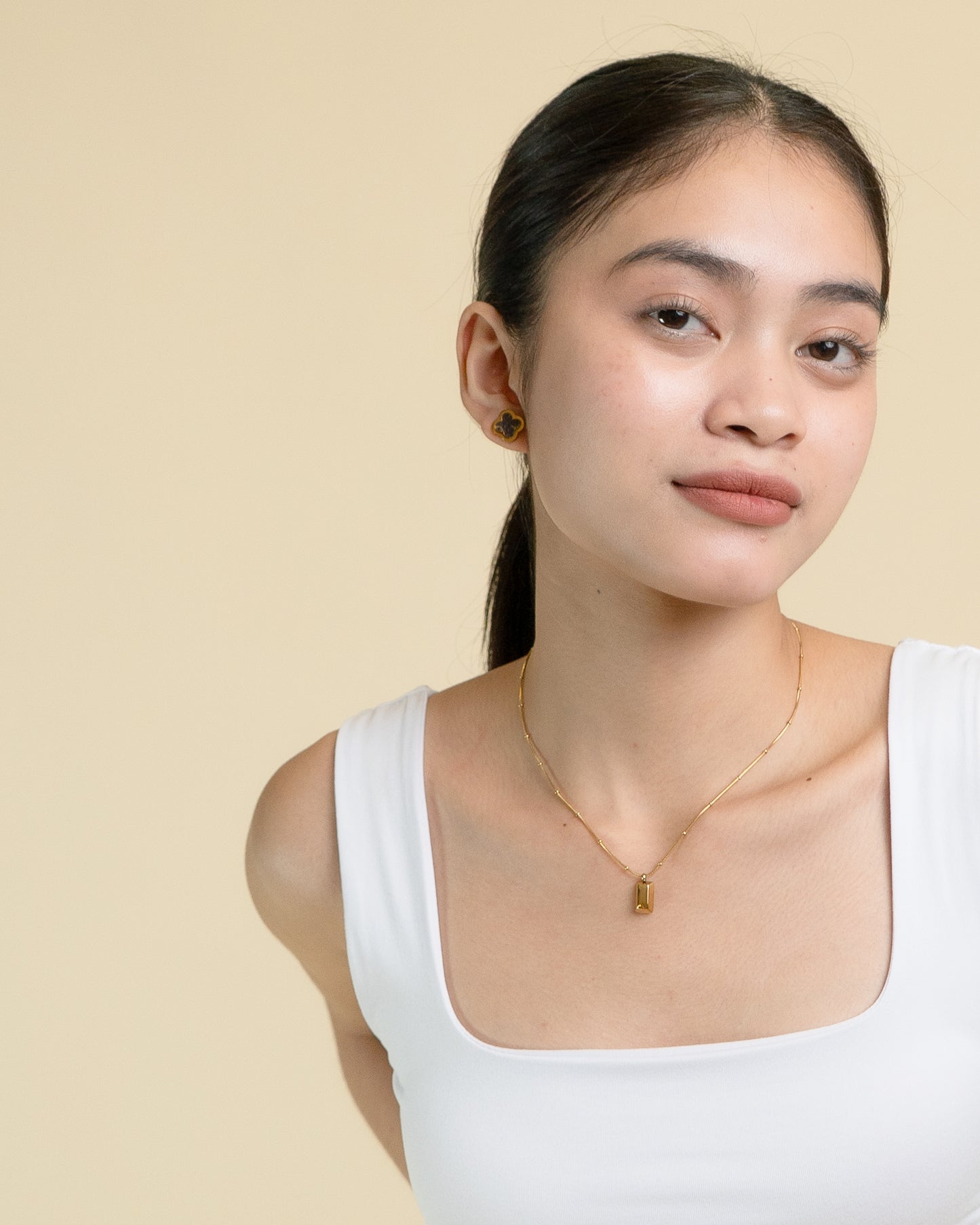 Laine Square Neck Basic Top