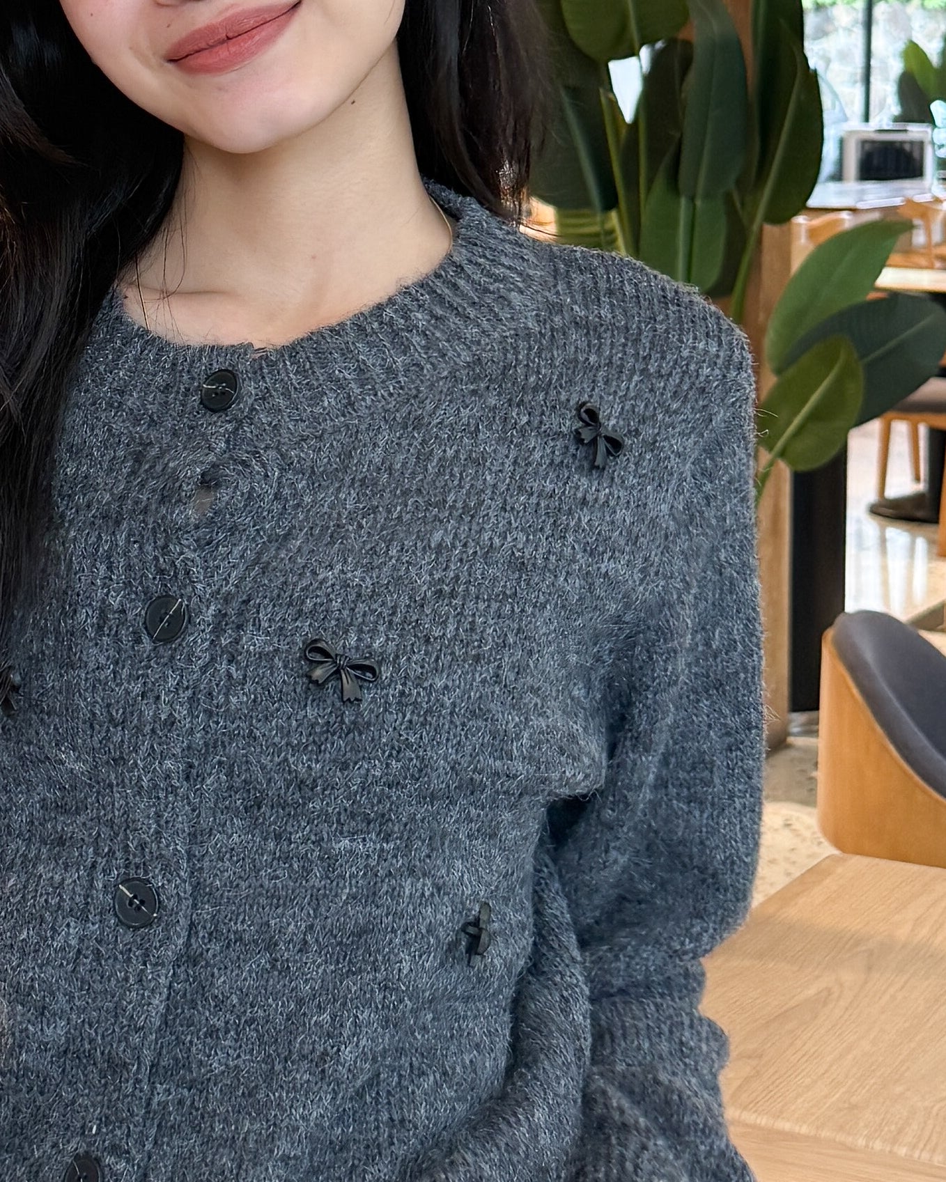 MICAELA Ribbon Cardigan