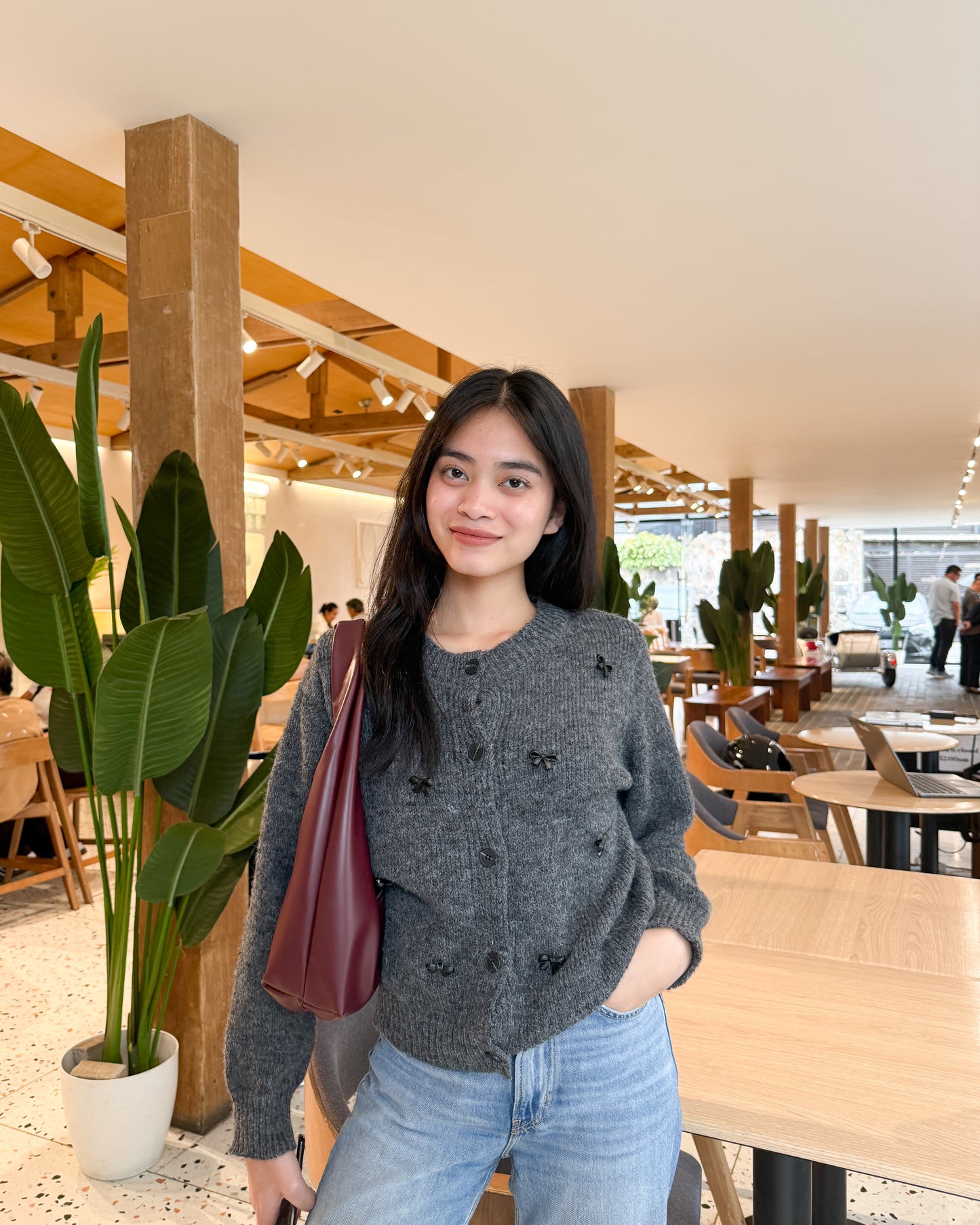 MICAELA Ribbon Cardigan