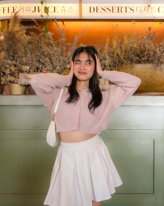 Yvette Basic Crop Cardigan