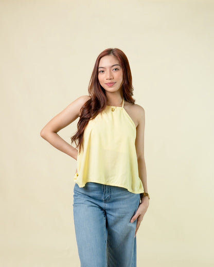 ALUNA Halter Backless Top