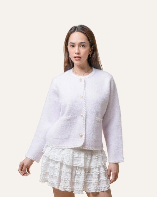 KARLA Faux Mink Cardigan