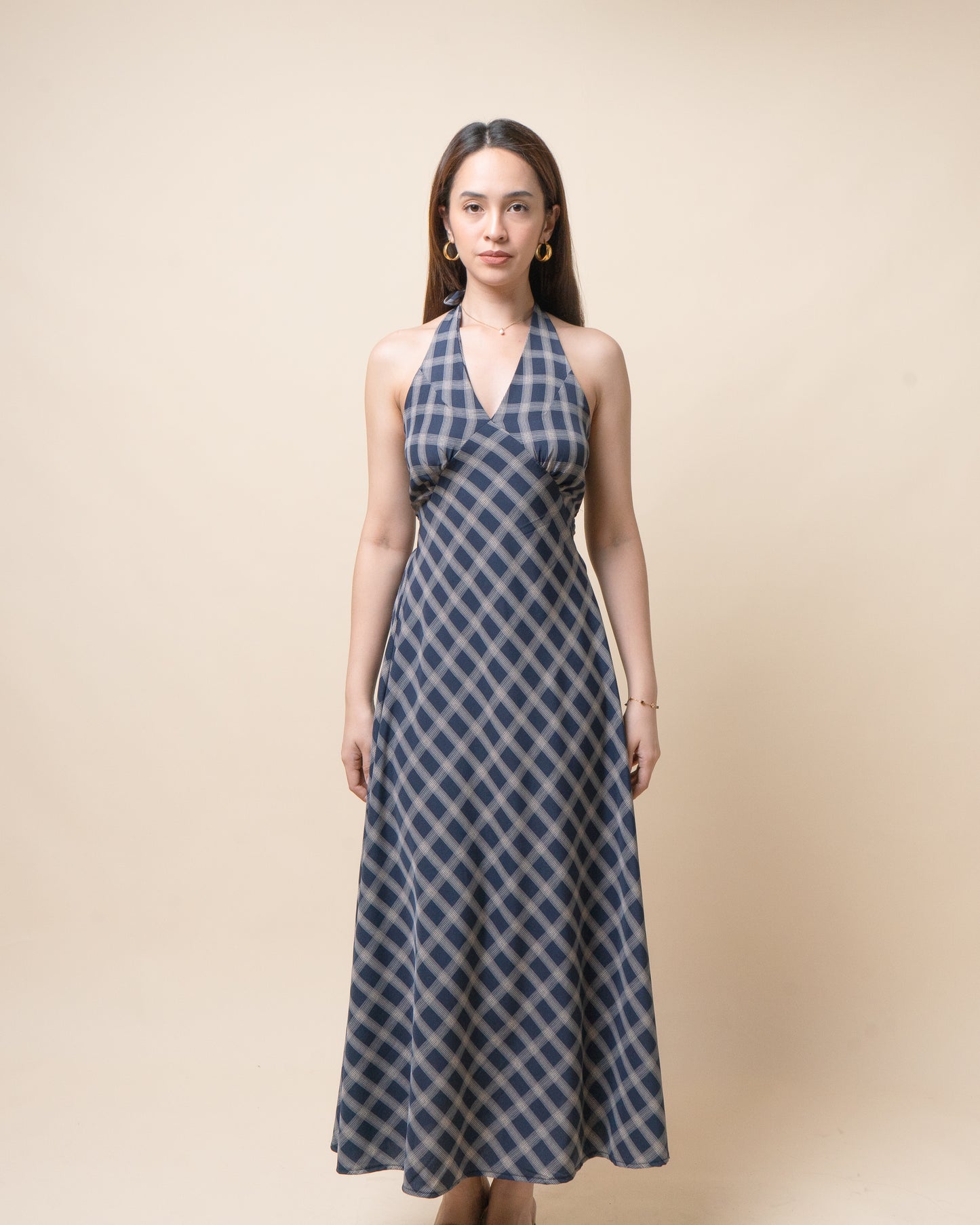 ARLET Halter Midi Dress