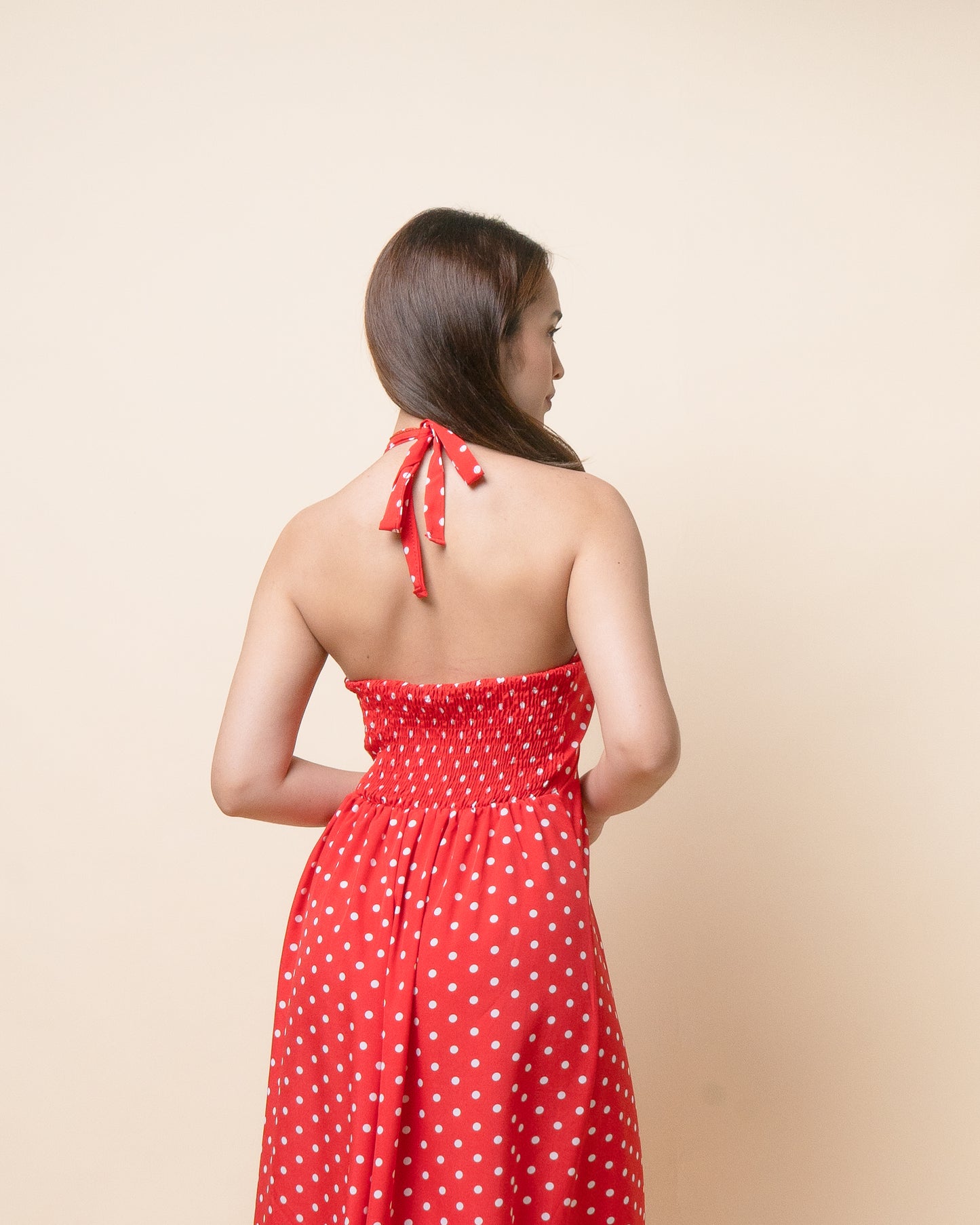 ARLET Halter Midi Dress