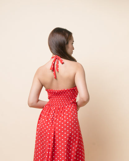ARLET Halter Midi Dress