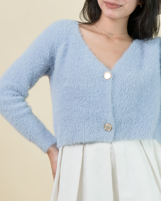 TATIANA Faux Fur Cardigan