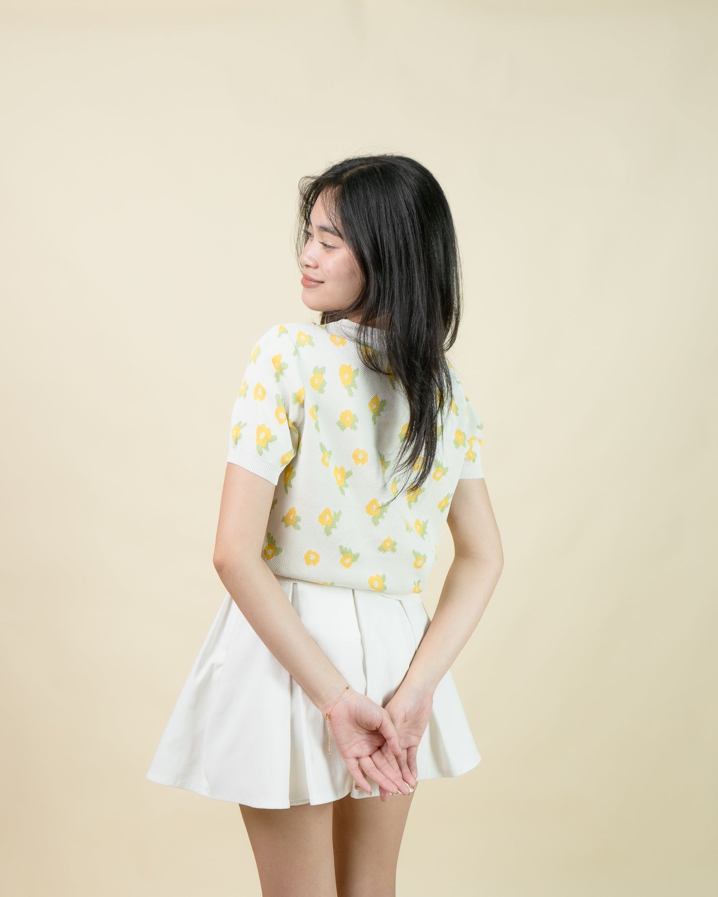 DANICA Floral Knit Top