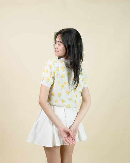 DANICA Floral Knit Top