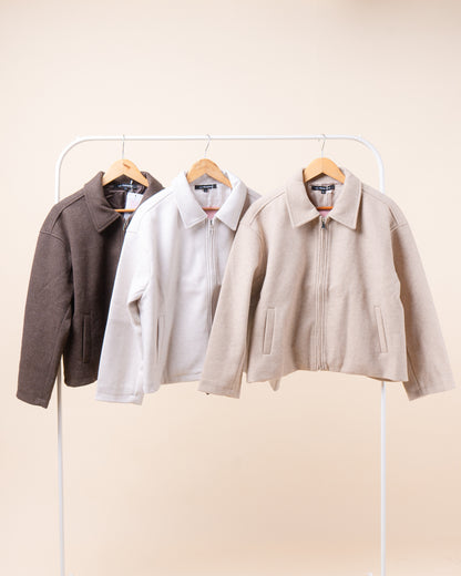BRIAR Oversized Zip Up Jacket