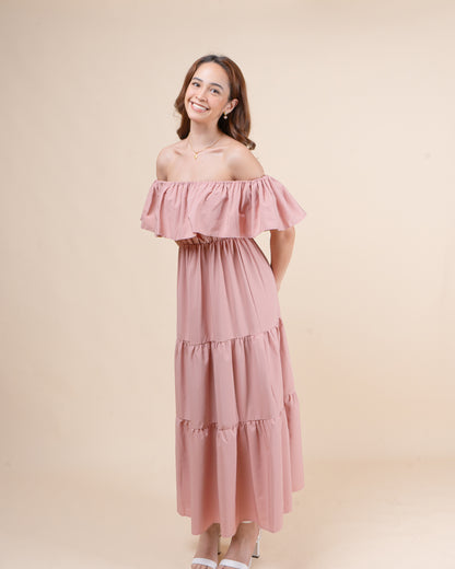 BETTY Off Shoulder Maxi Dress