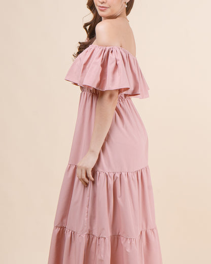 BETTY Off Shoulder Maxi Dress