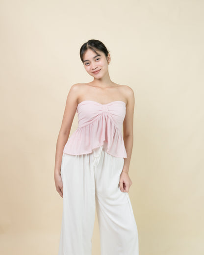 Brittie Tube Peplum Top