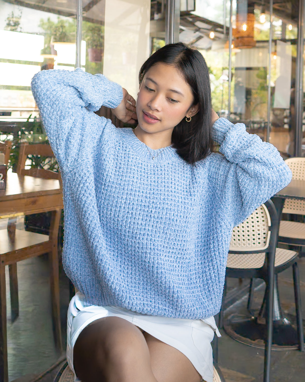 HARU Waffle Knit Pullover
