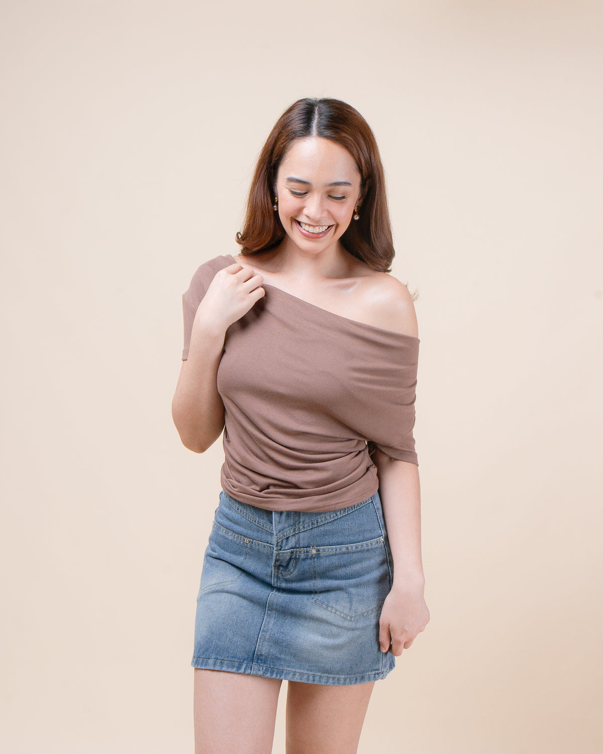 THEO Denim Mini Skirt