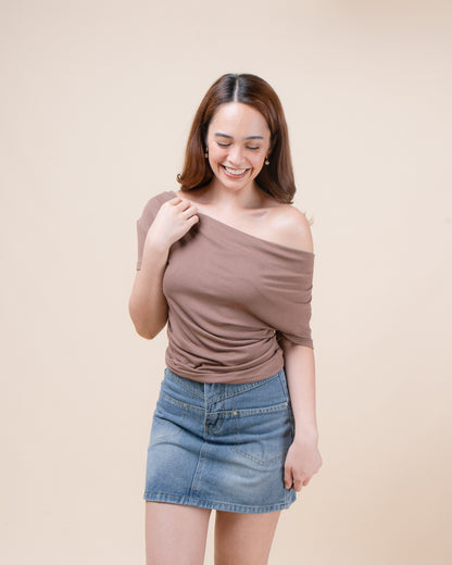 THEO Denim Mini Skirt