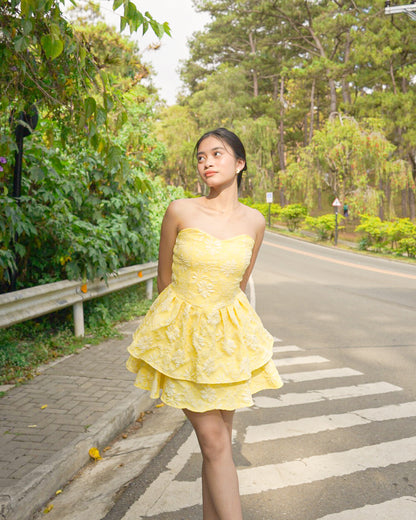 Lior Ruffle Mini Dress