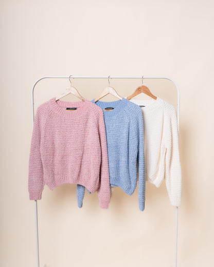 HARU Waffle Knit Pullover
