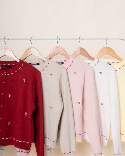 MIYU Mushroom Knit Cardigan