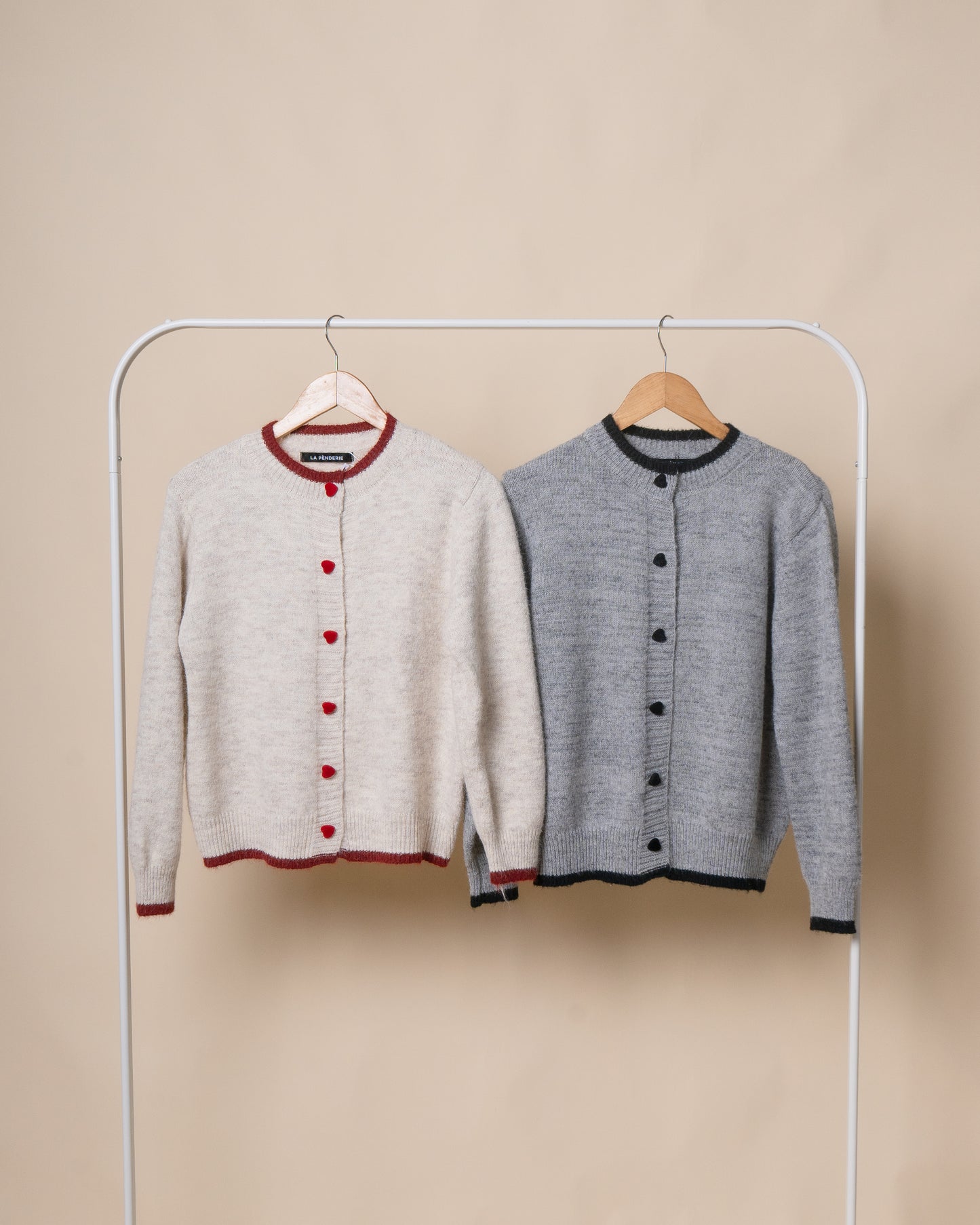 KIYOMI Heart Button Knit Cardigan