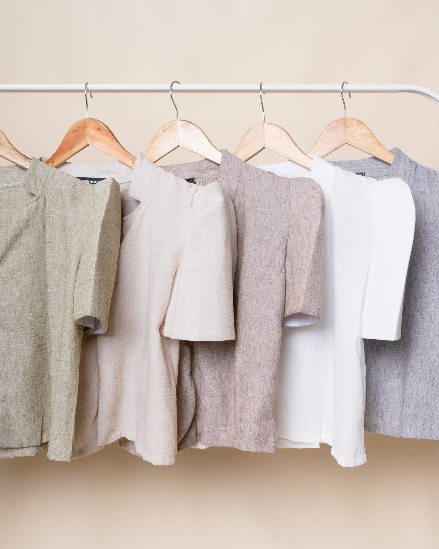 BERTHA Linen Bolero Top