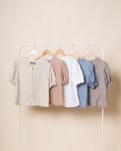 RIVIERA Linen Top