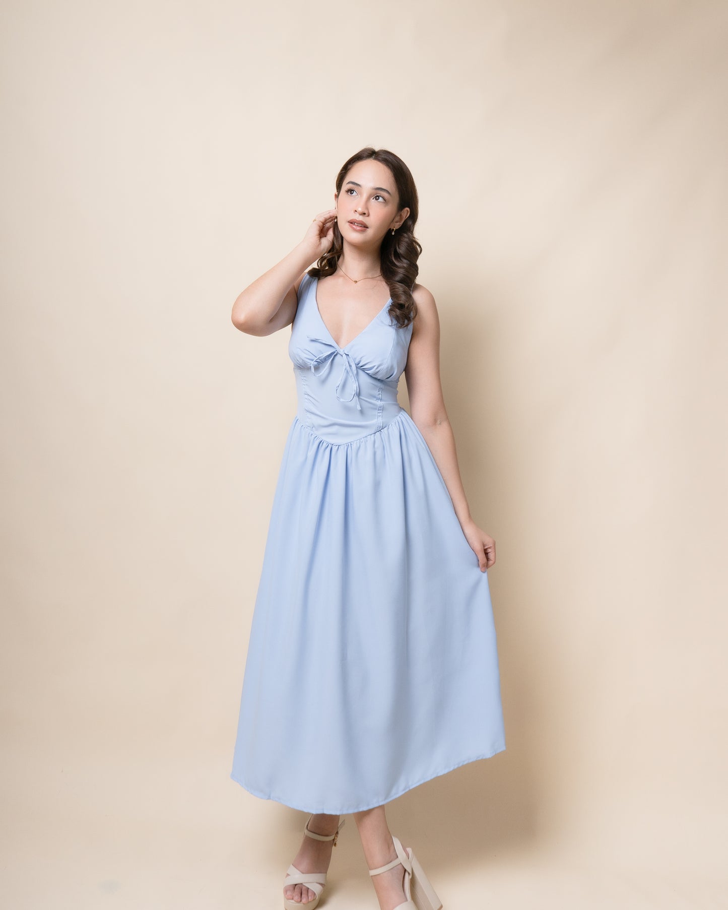 SAPPHIRE Bustier Maxi Dress