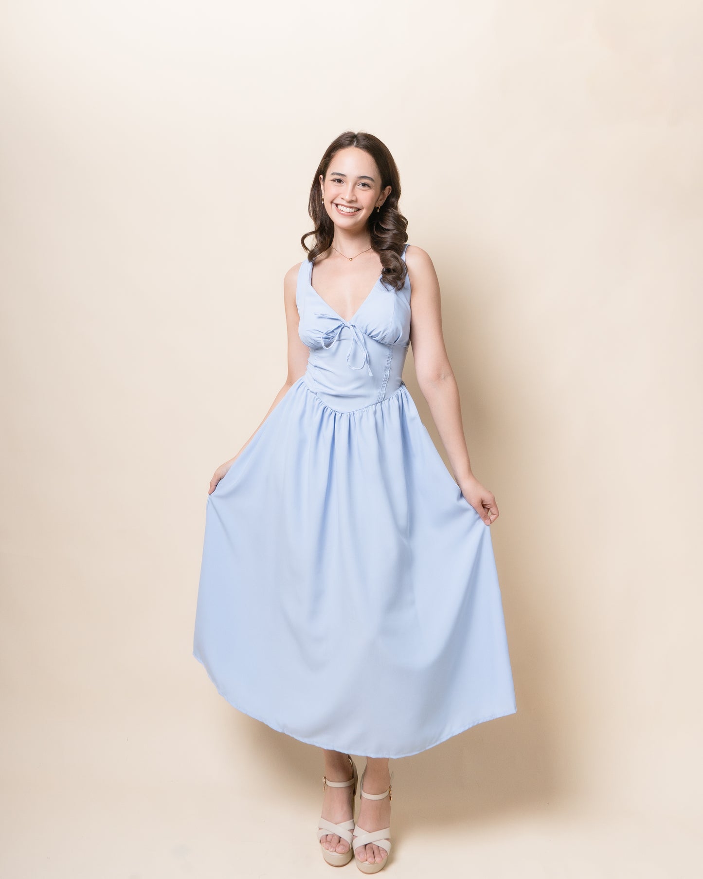 SAPPHIRE Bustier Maxi Dress