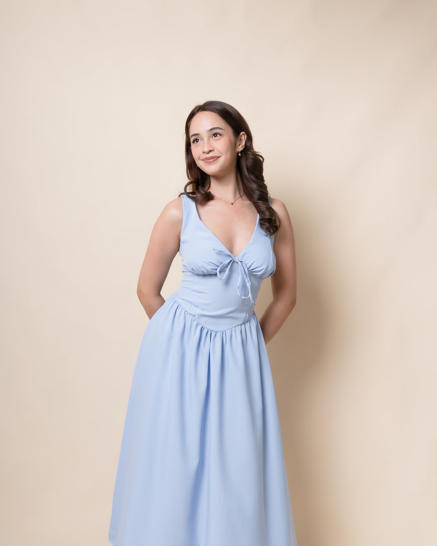 SAPPHIRE Bustier Maxi Dress