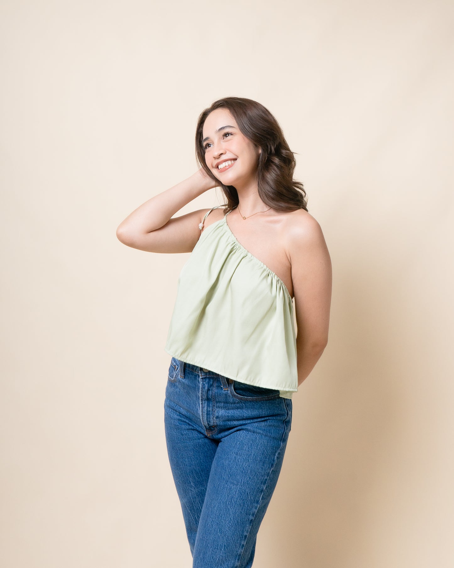 DANA Asymmetrical Crop Top