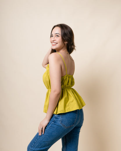 AZRI Peplum Top